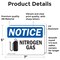Signmission Nitrogen Gas Sign, Vinyl Decal, 7in W x 5in L, 2PK OS-2PACK-NS-D-57-L-14338 - alternate 5